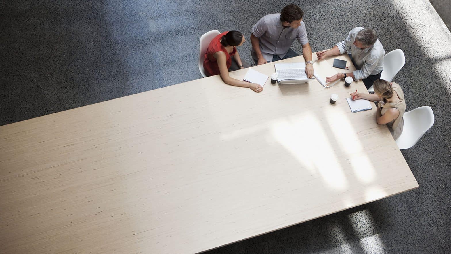 Business people meeting at conference table